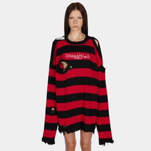 Red Wasted Sweater