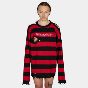 Red Wasted Sweater